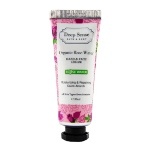 کرم مرطوب کننده پوست حساس عصاره گلاب دیپ سنس 30 میلی‌لیتر